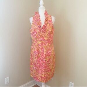 Just…Taylor Ruffle Neck Sleeveless Dress - 14